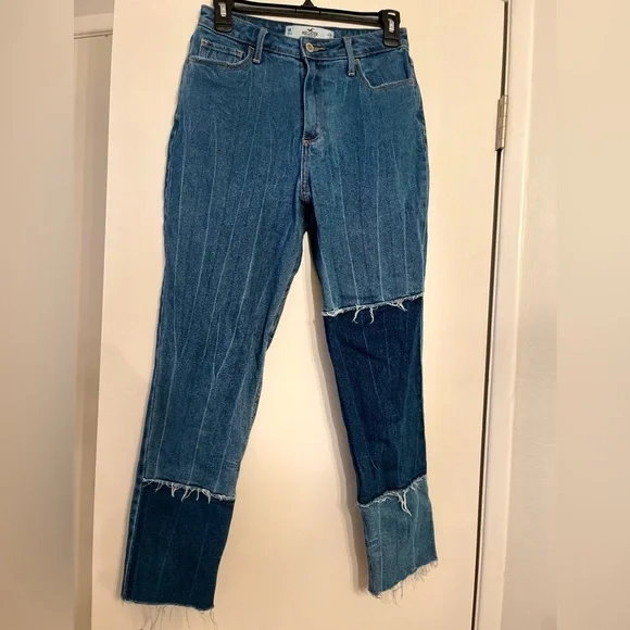 Hollister Curvy High Rise Mom Jeans Blue Size 26 - Picture 6 of 15